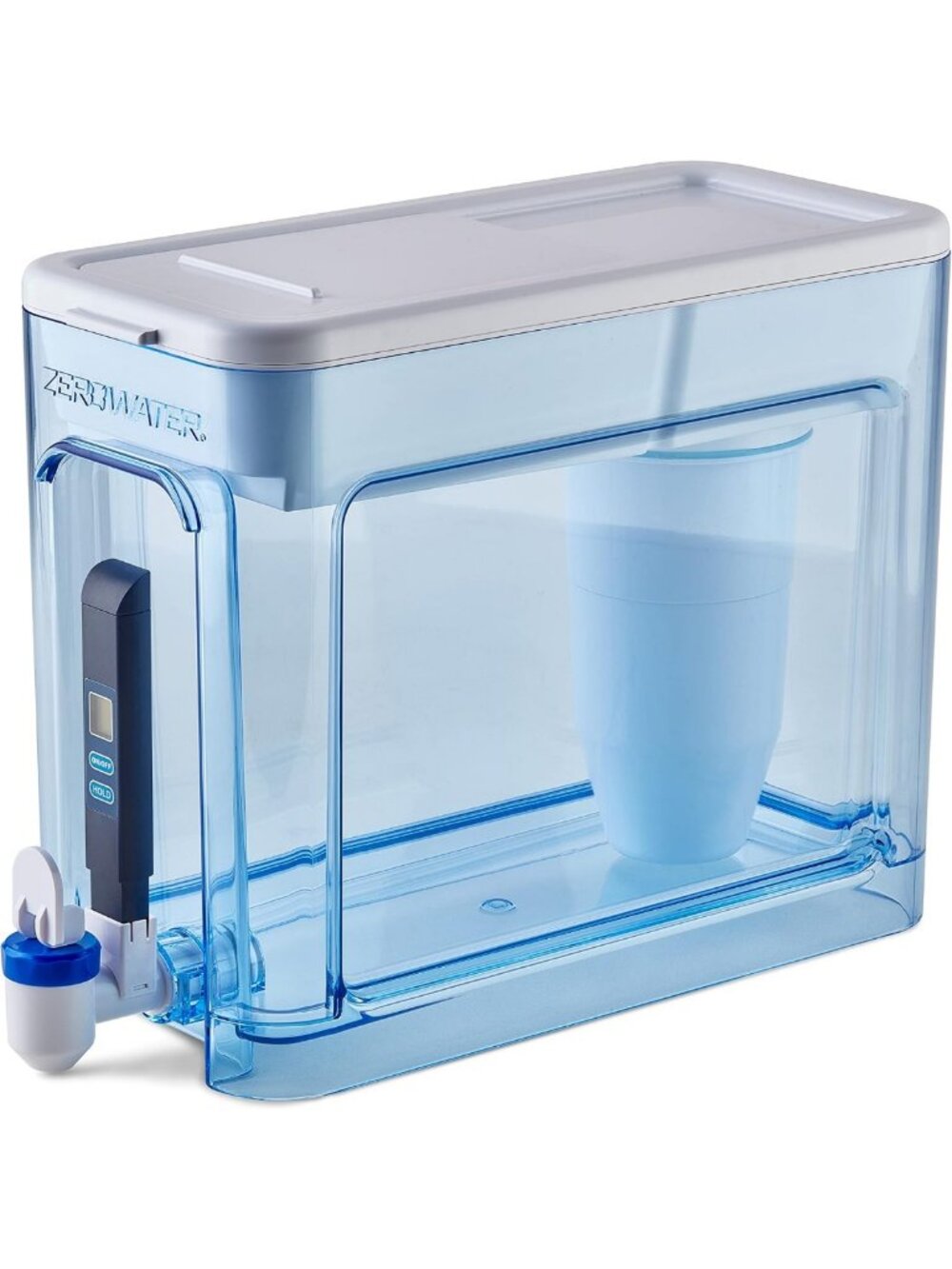 32-Cup Water Filter Dispenser - Removes PFOA/PFAS, BPA-Free, Eco-Friendly
